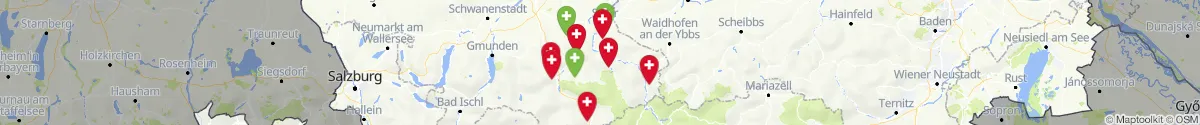 Kartenansicht für Apotheken-Notdienste in der Nähe von Rosenau am Hengstpaß (Kirchdorf, Oberösterreich)